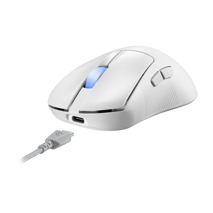 ASUS ROG Keris II Ace Wireless AimPoint White ratón Juego Mano…