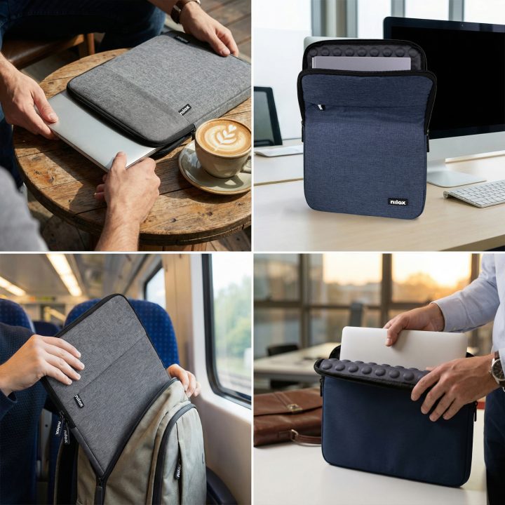 Nilox SLEEVE 17.3 AZUL 17,3" Capa
