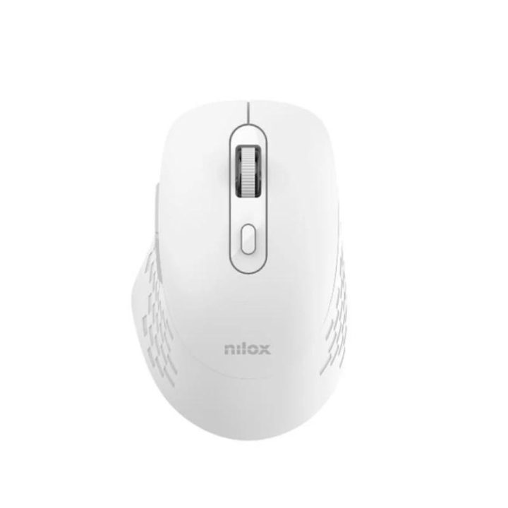 Nilox RATON DUAL WIRELESS 1600 DPI WHITE mouse Office Bluetooth + USB…