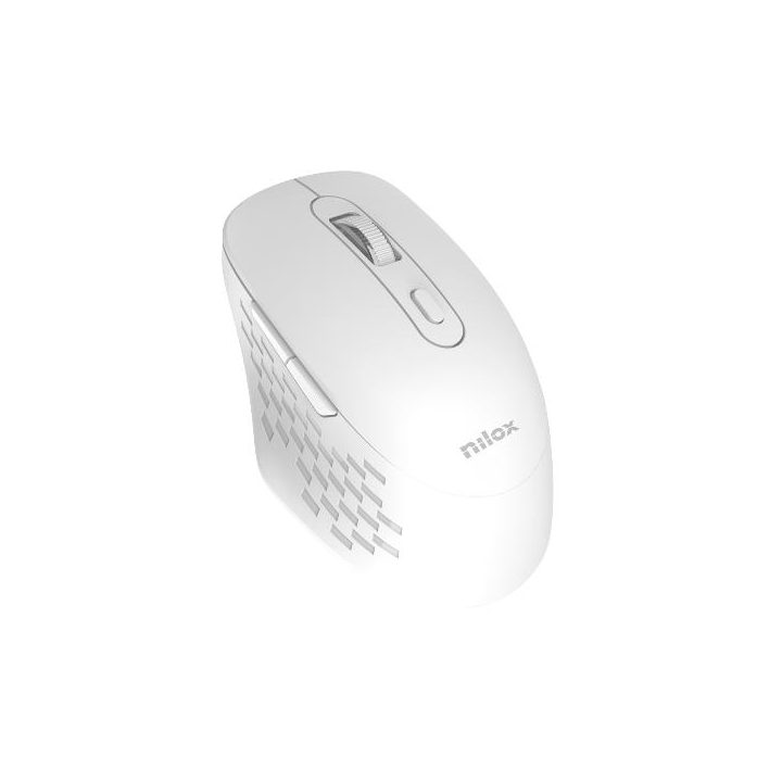 Nilox RATON DUAL WIRELESS 1600 DPI WHITE mouse Office Bluetooth + USB…
