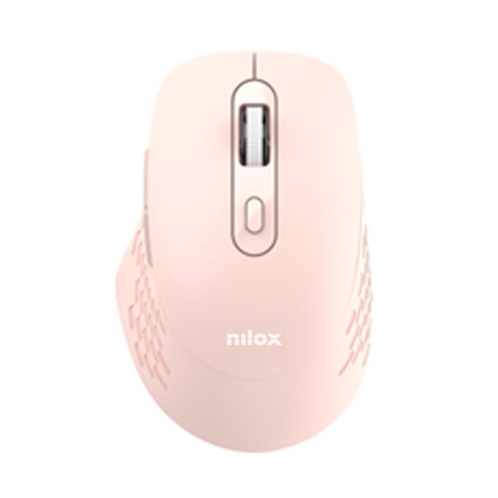 Nilox RATON DUAL WIRELESS 1600 DPI WHITE mouse Office Bluetooth + USB…