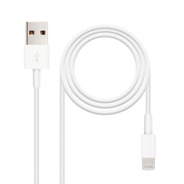 Nanocable LIGHTNING CABLE FOR IPHONE TO USB 2.0, IPHONE LIGHTNING-USB…
