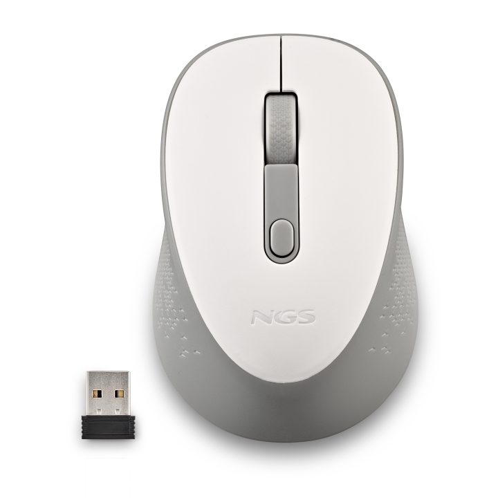 NGS DEW ratón Oficina Ambidextro RF inalámbrico Óptico 1600 DPI
