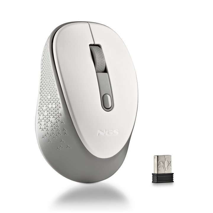NGS DEW ratón Oficina Ambidextro RF inalámbrico Óptico 1600 DPI