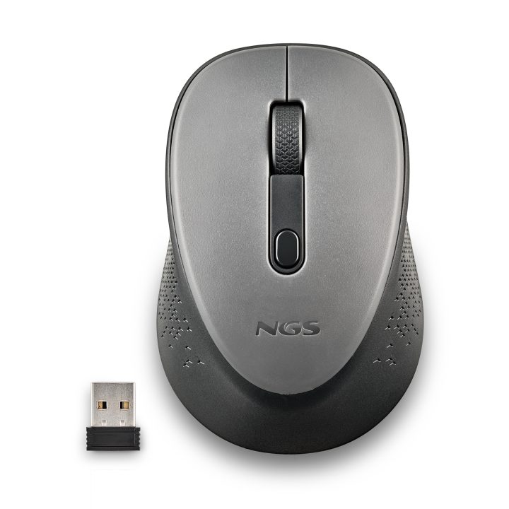 NGS DEW ratón Oficina Ambidextro RF inalámbrico Óptico 1600 DPI