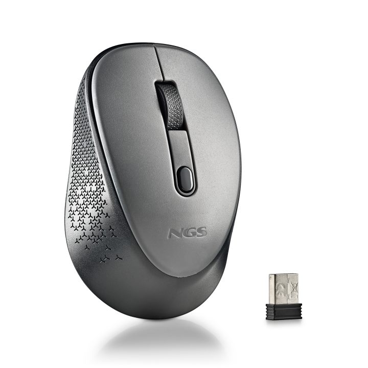NGS DEW Office Ambidextrous RF Wireless Optical Mouse 1600 DPI