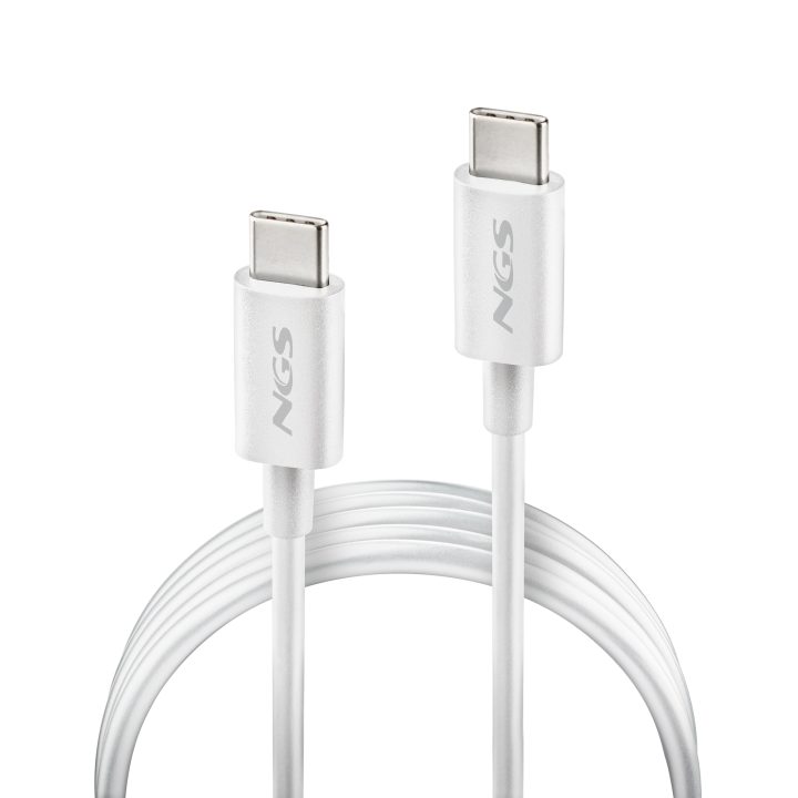 NGS ZYRO 60W-1 cable USB USB 2.0 1 m USB C 0,48 Gbit/s Blanco