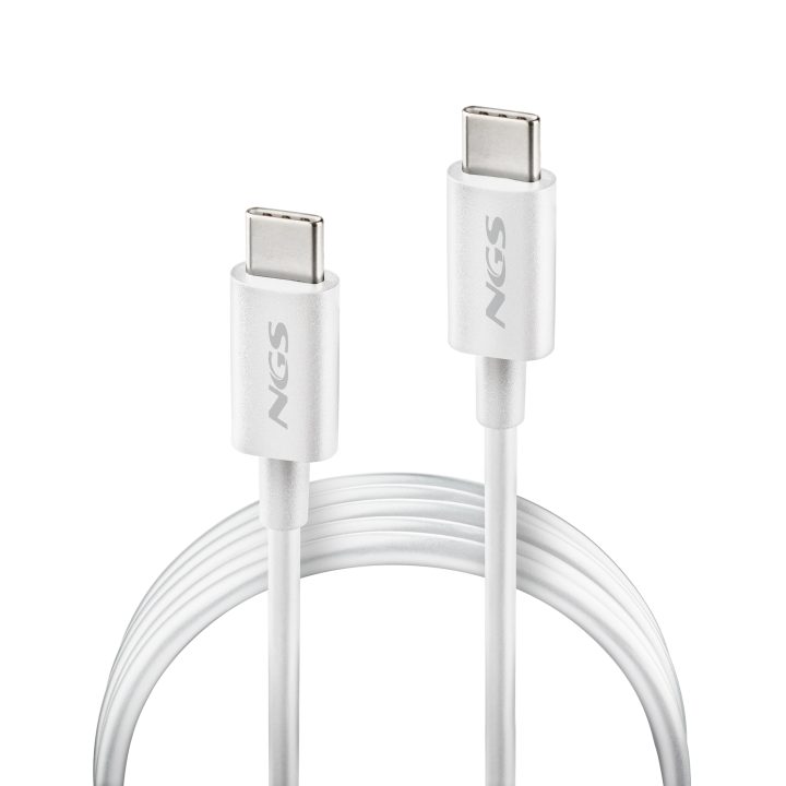 NGS ZYRO 60W-1 USB Cable USB 2.0 1 m USB C 0.48 Gbit/s White