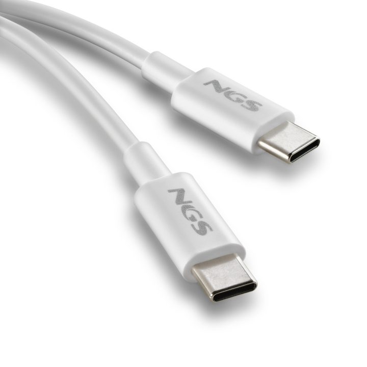 NGS ZYRO 60W-1 cable USB USB 2.0 1 m USB C 0,48 Gbit/s Blanco