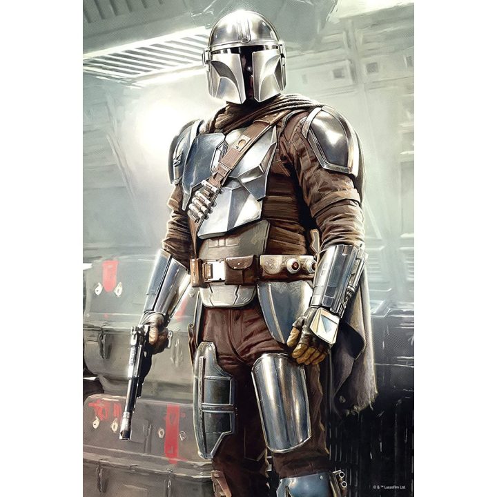 Prime 3D Lenticular Puzzle 200 Pieces The Mandalorian Mando (33060)