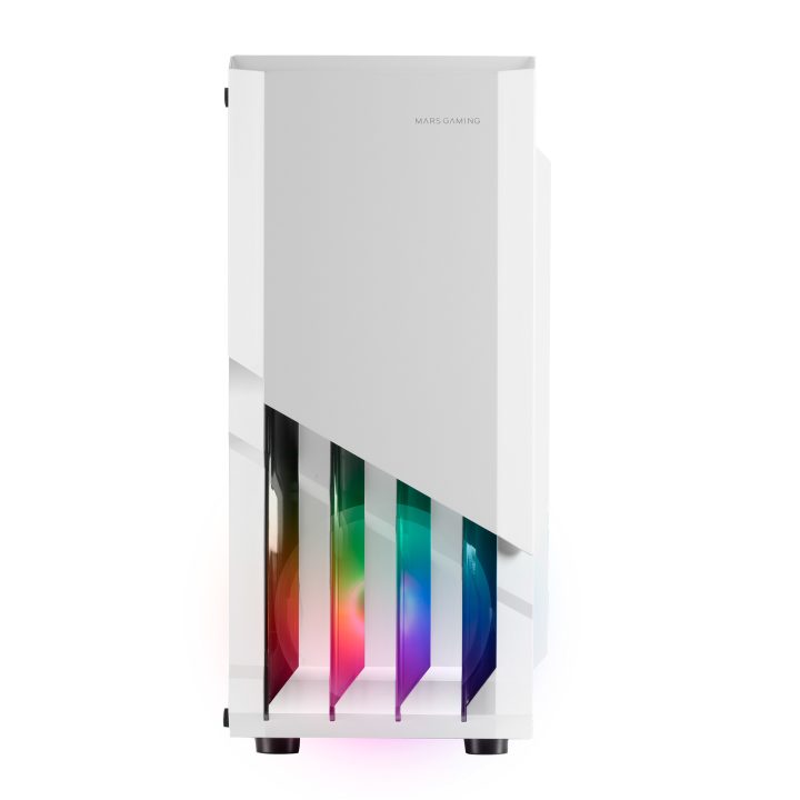 Mars Gaming MC-X2, ATX Gaming PC Case, FRGB Steel Front, 2 12cm FRGB…