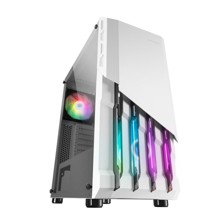 Mars Gaming MC-X2, Caja PC Gaming ATX, Frontal Acero FRGB, 2…