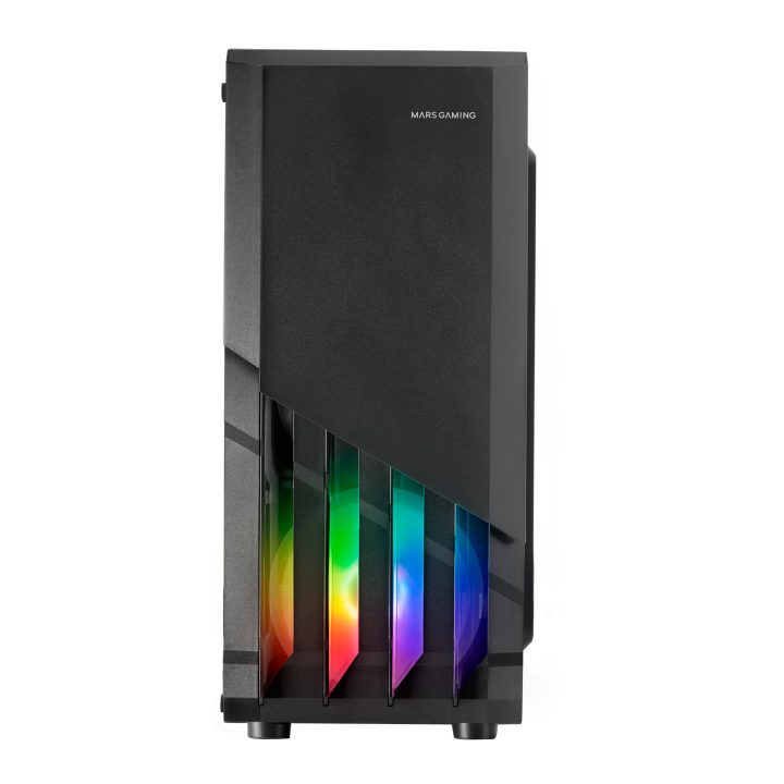 Mars Gaming MC-X2, ATX Gaming PC Case, FRGB Steel Front, 2 12cm FRGB…