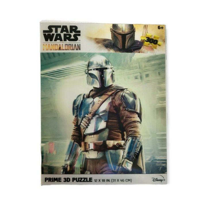 Prime 3D Lenticular Puzzle 200 Pieces The Mandalorian Mando (33060)