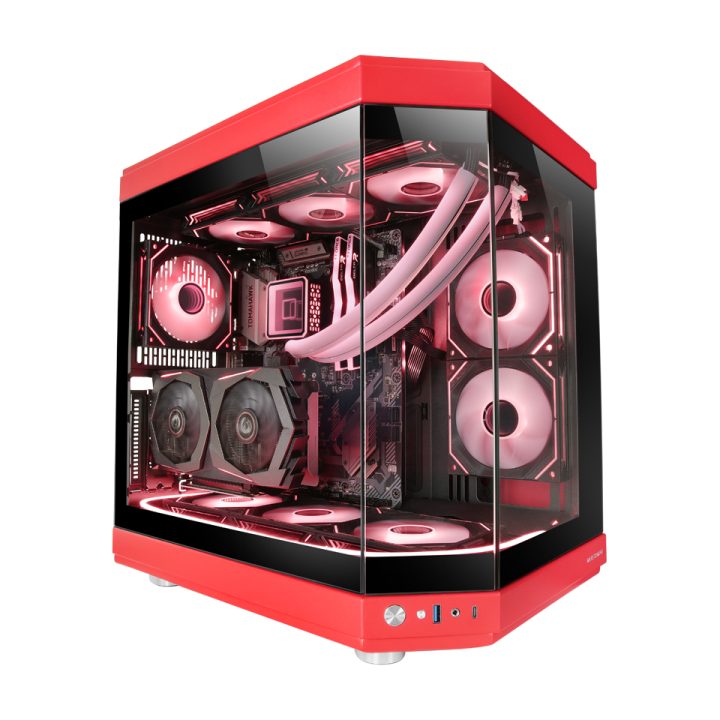 Mars Gaming MC-3T, Custom ATX Gaming Case, Continuous Triple Tempered…