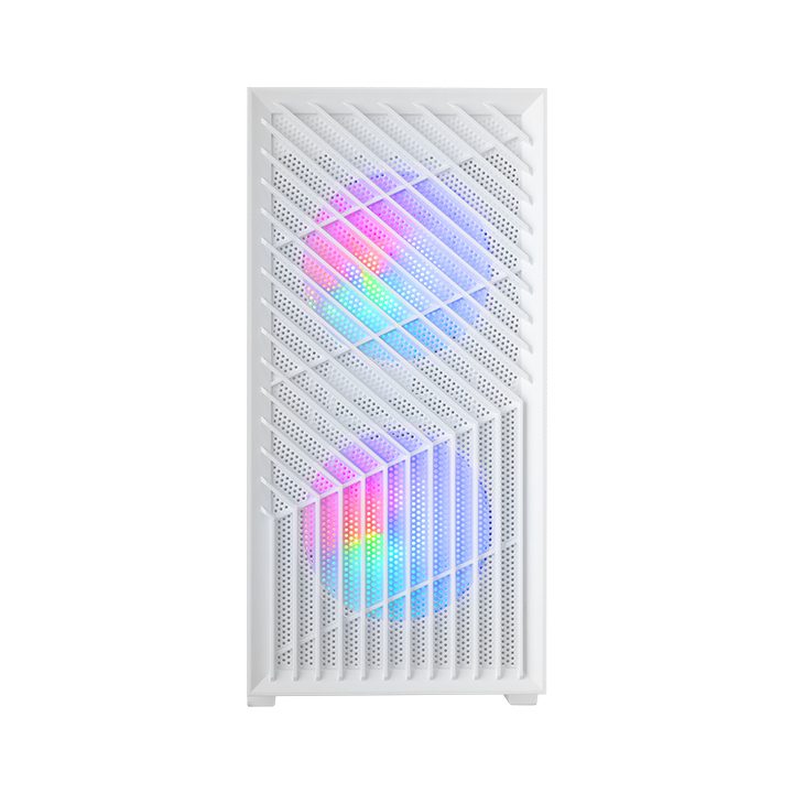 Mars Gaming MC-VORTEX, MicroATX Gaming Case, Geometric Mesh Front…