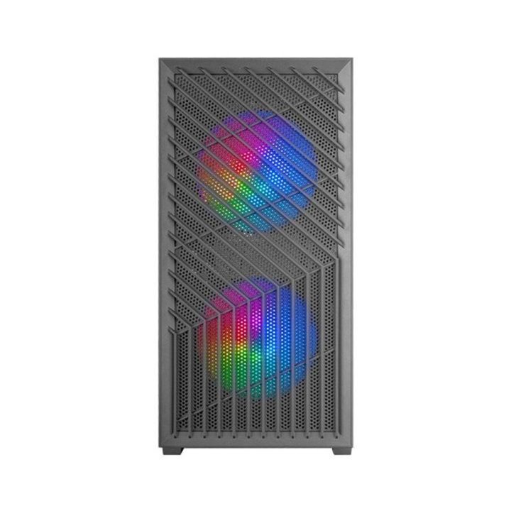 Mars Gaming MC- VORTEX, Caixa Gaming MicroATX, Frontal Mesh…