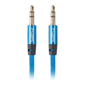 Lanberg 3.5mm m-m 3 pin 2m premium blue minijack cable…