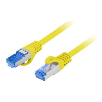 Lanberg PCF6A-10CC cable de red Amarillo 0,5 m Cat6a S/FTP (S-STP)…