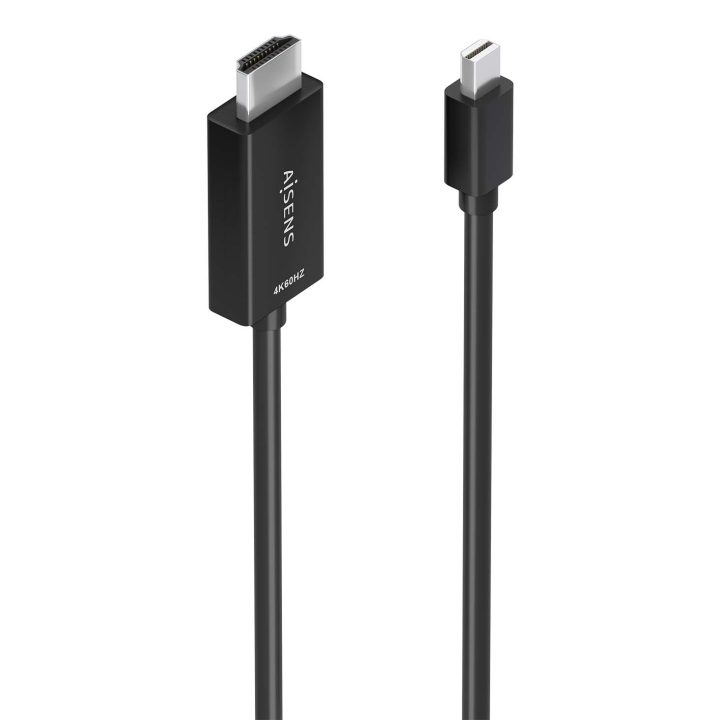 AISENS Cable conversor MINI DP a HDMI 4K@60Hz, MINI DP/M-HDMI/M…