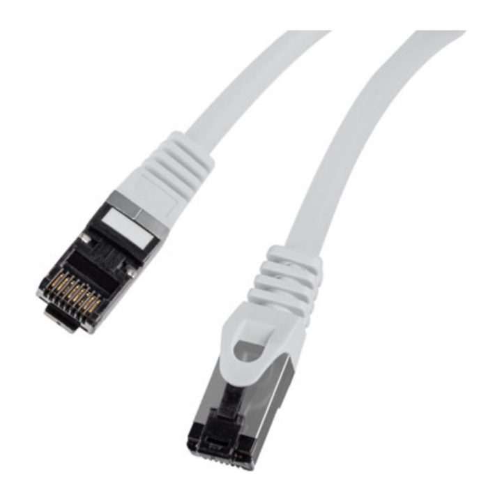 Lanberg Cat.8.1 S/FTP LSZH CU Patch Cable 0.25m Gray Fluke Passed…