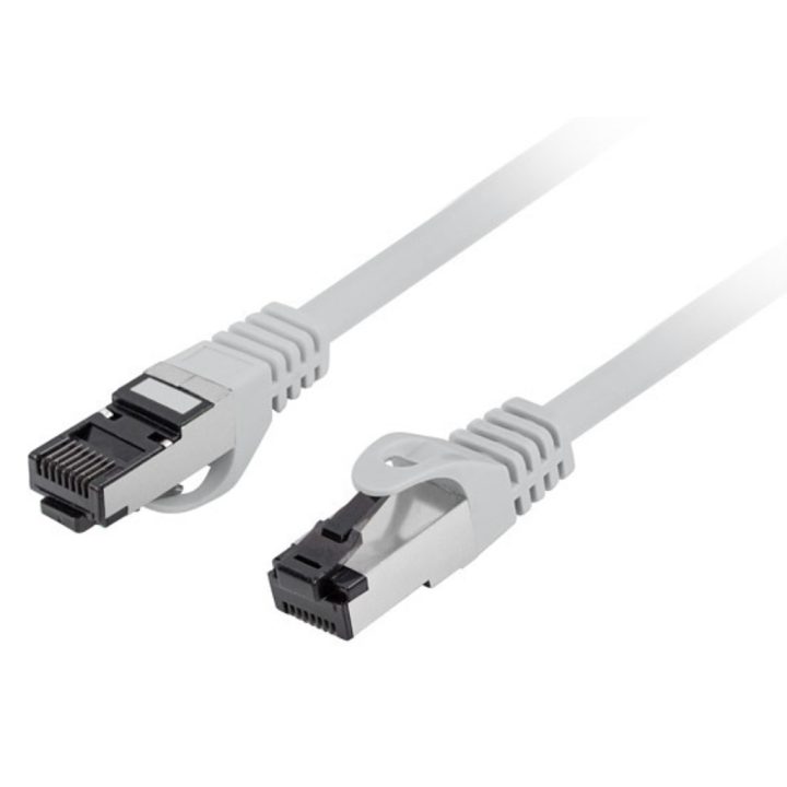 Lanberg Cat.8.1 S/FTP LSZH CU Patch Cable 0.25m Gray Fluke Passed…