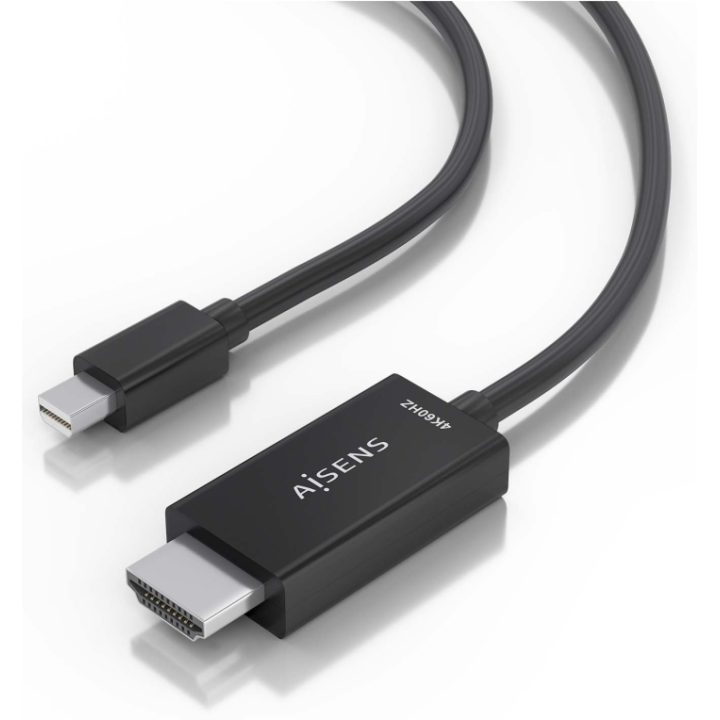 AISENS Cable conversor MINI DP a HDMI 4K@60Hz, MINI DP/M-HDMI/M…