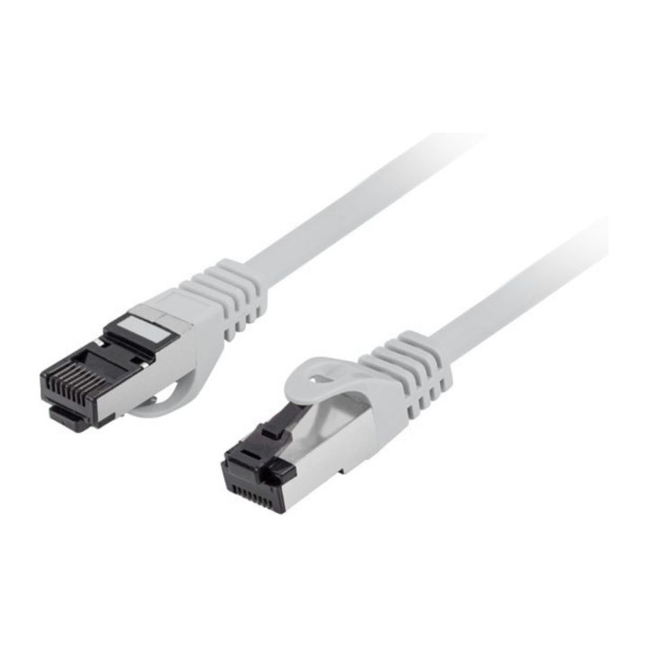 Lanberg Cat.8.1 S/FTP LSZH CU Patch Cable 0.25m Gray Fluke Passed…