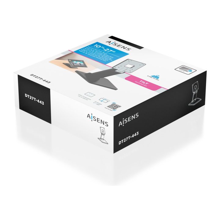 AISENS Soporte de Mesa Eco Inclinable para Monitor/POS 6.5kg de…