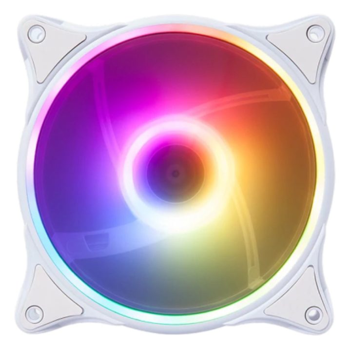 Hiditec N18 ARGB PC Case Fan 12 cm White