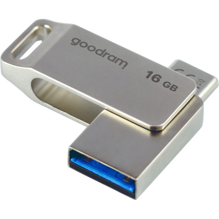 Goodram ODA3 16 GB USB Flash Drive USB Type-A / USB Type-C 3.2 Gen 1…