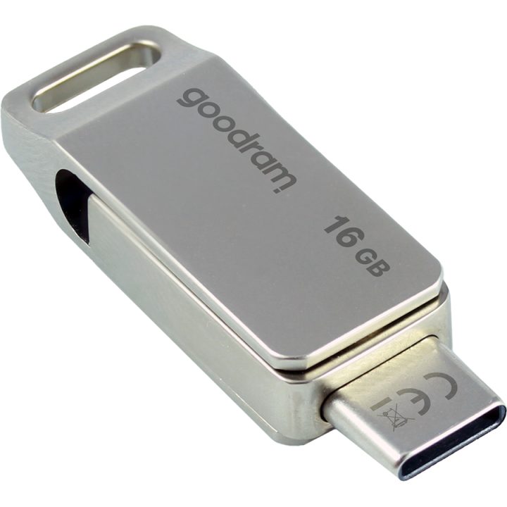 Goodram ODA3 16 GB USB Flash Drive USB Type-A / USB Type-C 3.2 Gen 1…