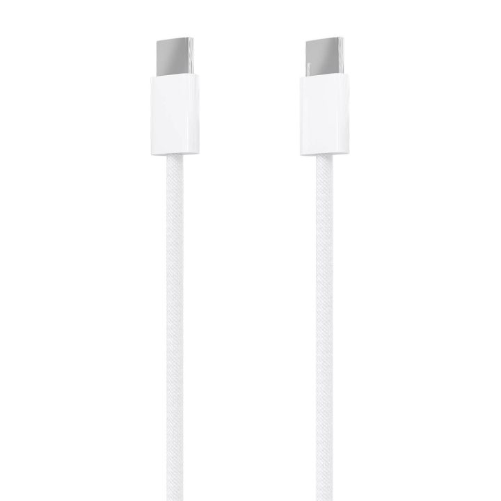 AISENS Cable USB 2.0 3A 60W Apple, tipo USB-C/M-USB-C/M, Blanco, 1.0m
