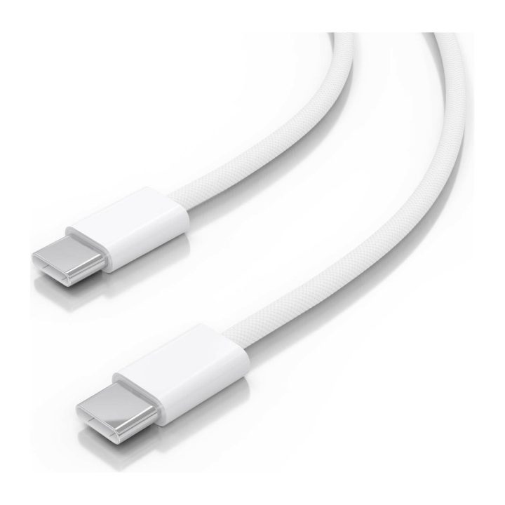 AISENS USB 2.0 Cable 3A 60W Apple, USB-C/M to USB-C/M, White, 1.0m