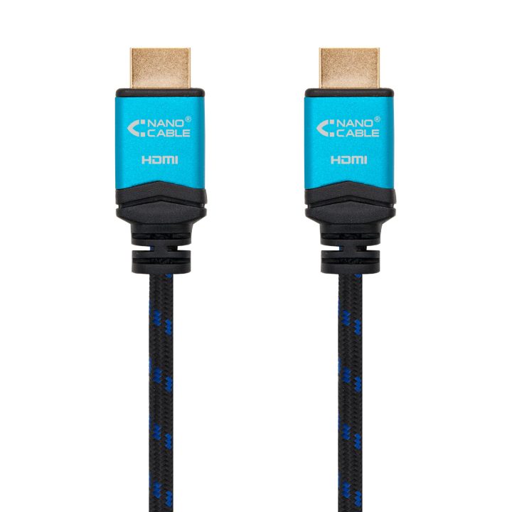Nanocable Cable HDMI V2.0 4K@60GHz 18 Gbps A/M-A/M, negro, 0.5 m.