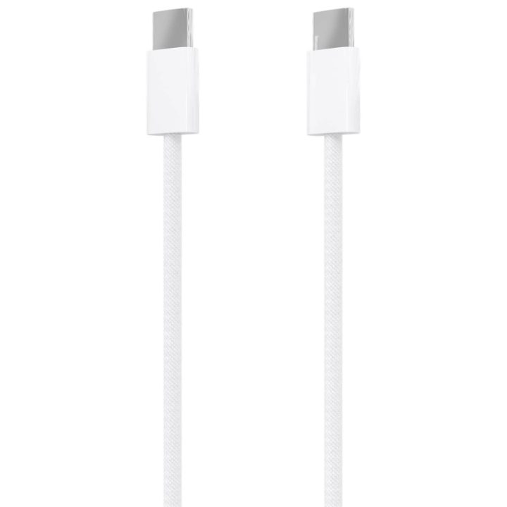 AISENS Cabo USB 2.0 3A 60W Apple, tipo USB-C/M-USB-C/M, Branco, 1.0m