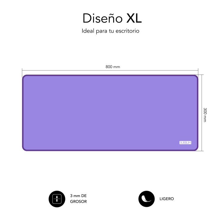 Subblim Alfombrilla con Ratón Harmony Pack Mousepad XL + Wireless…