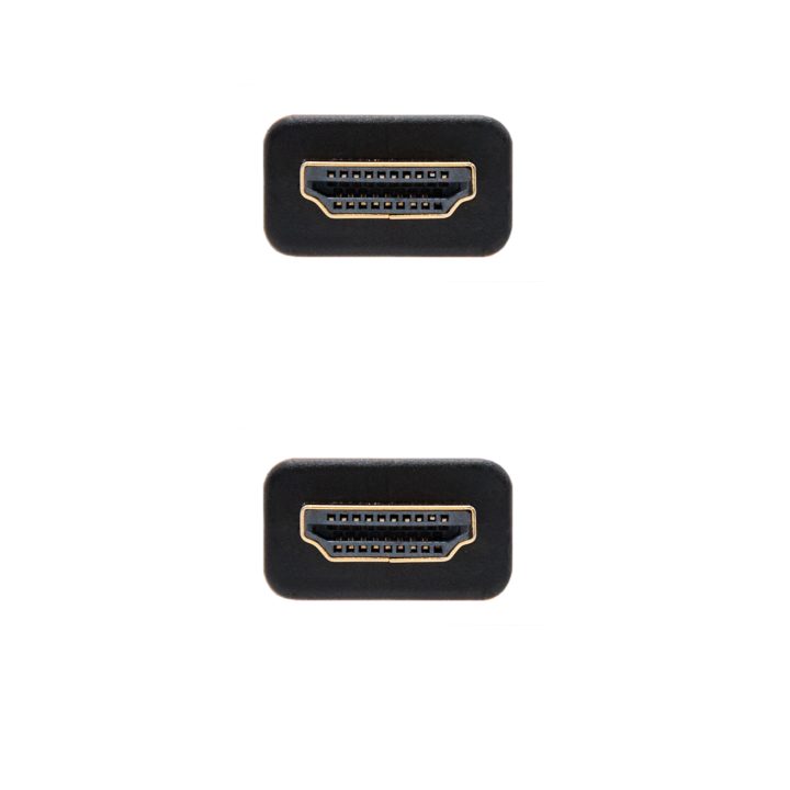 Nanocable Cable HDMI V2.0 4K@60GHz 18 Gbps A/M-A/M, negro, 0.5 m.