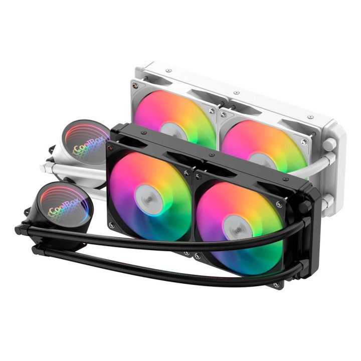 CoolBox GAMING REFRIGERACION LIQUIDA ARGB INFINITE LIQUID240 BLANCO