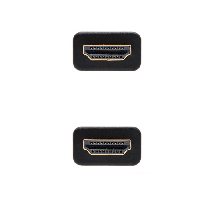 Nanocable Cable HDMI V2.0 4K@60GHz 18 Gbps A/M-A/M, negro, 0.5 m.