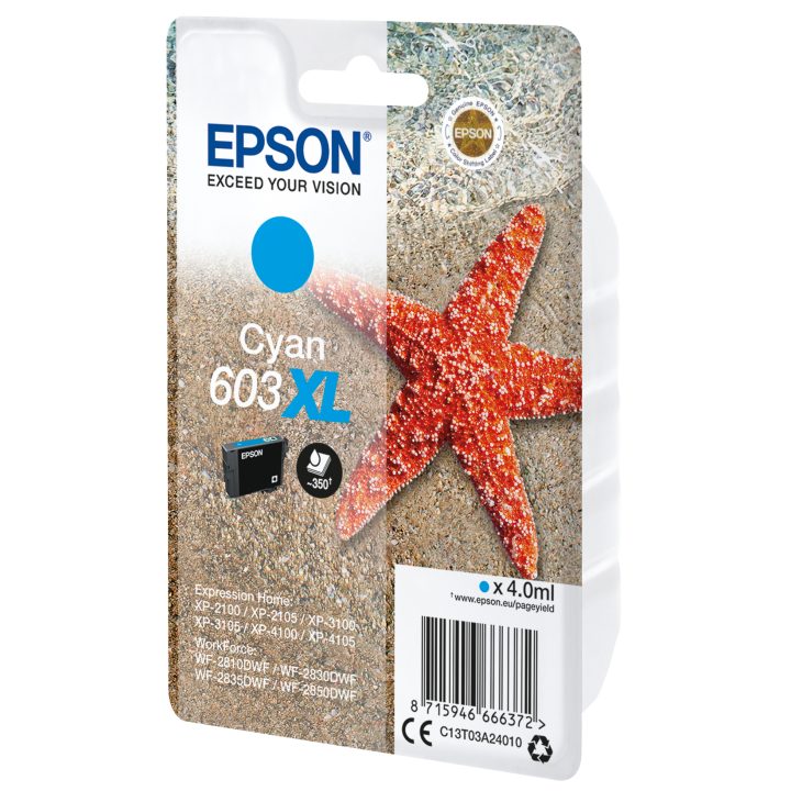 Epson Singlepack Yellow 603XL Ink