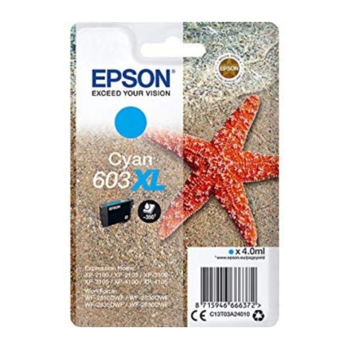 Epson Singlepack Yellow 603XL Ink