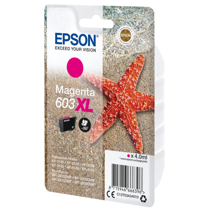 Epson Singlepack Yellow 603XL Ink