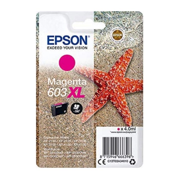 Epson Singlepack Yellow 603XL Ink
