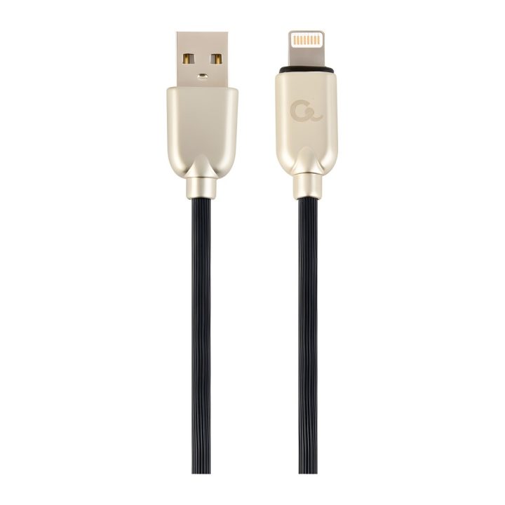 Cablexpert CC-USB2R-AMLM-1M Lightning Connector Cable Black