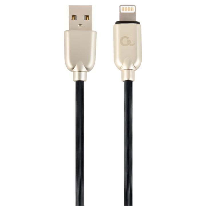 Cablexpert CC-USB2R-AMLM-1M cable de conector Lightning Negro