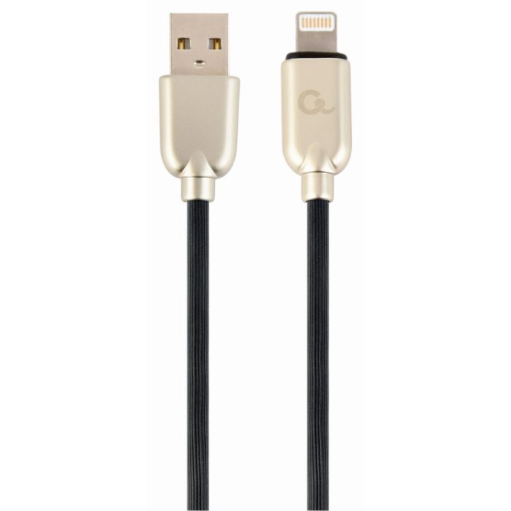 Cablexpert CC-USB2R-AMLM-1M Lightning Connector Cable Black