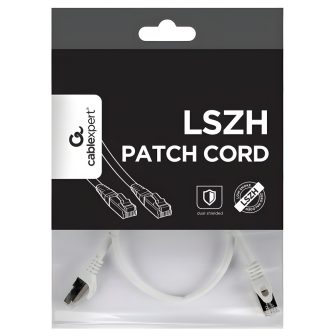 Gembird PP6A-LSZHCU-W-0.5M White Network Cable 0.5 m Cat6a S/FTP…