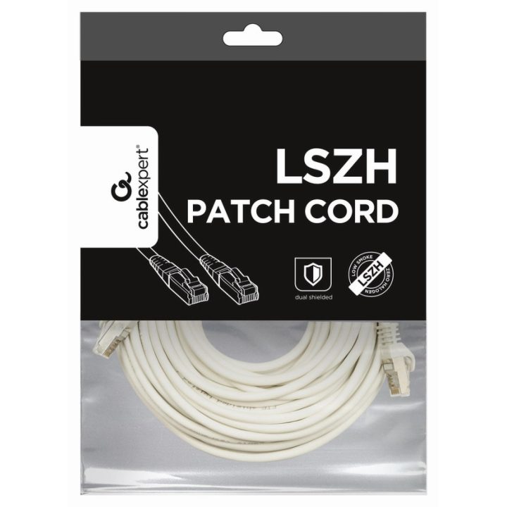 Gembird PP6A-LSZHCU-W-0.5M cable de red Blanco 0,5 m Cat6a S/FTP…