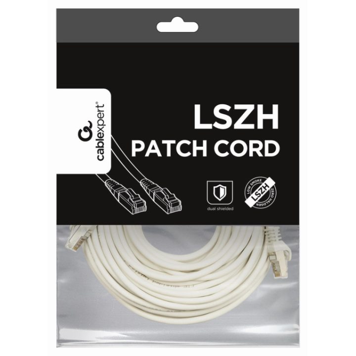Gembird PP6A-LSZHCU-W-0.5M cable de red Blanco 0,5 m Cat6a S/FTP…